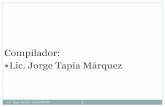 Compilador: Lic. Jorge Tapia Márquez