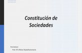 Constitución de Sociedades