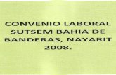 Convenio Laboral 2008 - oromapas.gob.mx