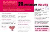 20 ANIVERSARIO 1996-2016 - afacayle.es