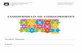 CUADERNILLO DE CONSONANTES