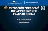 EXTENSIÓN PENONOMÉ DEPARTAMENTO DE TRABAJO SOCIAL