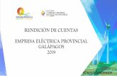 RENDICIÓN DE CUENTAS EMPRESA ELÉCTRICA PROVINCIAL ...