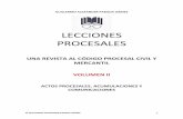 LECCIONES PROCESALES - Law Class Academy