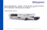 -DESDE 1995- BOMBA DE PERFUSIÓN P1800 RIDICON