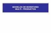 MODELOS DE INVENTARIO MULTI - PRODUCTOS