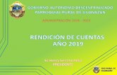EVENTO DE RENDICIÓN DE CUENTAS DEL AÑO 2019