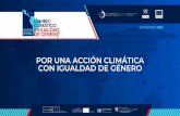 POR UNA ACCIÓN CLIMÁTICA CON IGUALDAD DE GÉNERO