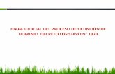 ETAPA JUDICIAL DEL PROCESO DE EXTINCIÓN DE DOMINIO ...