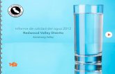 Informe de calidad del agua 2012 Redwood Valley Distrito