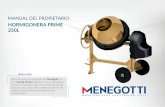 HORMIGONERA PRIME 250L - orofino.com.uy