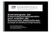 Estrategias de internacionalización por medio de acciones ...