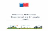 Informe Balance Nacional de Energía 2019