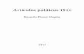 Artículos políticos 1911 - «Hasta que valga la pena ...