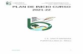 PLAN DE INICIO CURSO 2021-22