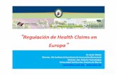 Regulación de Health Claims en Europa