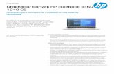1040 G8 Ordenador por tátil HP EliteBook x360