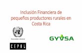 Inclusión Financiera de pequeños productores rurales en ...