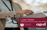 Folleto Lean Sales PEAKS-APDp - El mejor MBA de Valencia