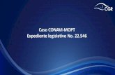 Expediente legislativo No. 22.546 Caso CONAVI-MOPT