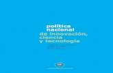 política nacional de innovación, ciencia y tecnología