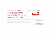 INFORME EJECUCIÓN RECURSOS ESTAMPILLA 2004-2010