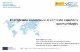El programa Copernicus: el contexto español y oportunidades
