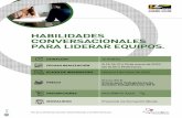 HABILIDADES CONVERSACIONALES PARA LIDERAR EQUIPOS.