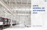 JUNTA GENERAL DE ACCIONISTAS 2020