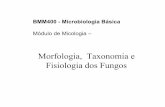 Morfologia, Taxonomia e Fisiologia dos Fungos