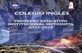 PROYECTO EDUCATIVO INSTITUCIONAL METODISTA 2018-2021