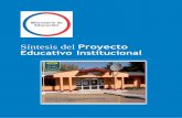 Síntesis del SÍNTESIS DEL PROYECTO EDUCATIVO Proyecto ...