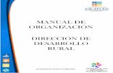 MANUAL DE ORGANIZACIÓN DIRECCIÓN DE DESARROLLO RURAL
