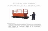 Manual de Instrucciones PLATAFORMA ELEVADORA TIJERA