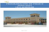 PROGRAMACIÓN DE PMAR II 2020/2021 I.E.S ALMINAR