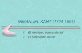 INMANUEL KANT (1724-1804) - iespedromunozseca.es