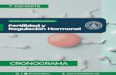 Fertilidad y Regulación Hormonal 1 - Cronograma