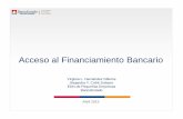 Acceso al Financiamiento Bancario
