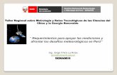 Taller Regional sobre Metrología y Retos Tecnológicos de ...