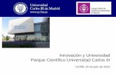 Innovación y Universidad Parque Científico Universidad ...