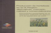 Producción.de hortalizas en la . IX Región: alternativas ...
