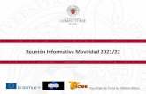 Reunión Informativa Movilidad 2021/22
