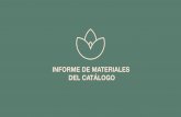 INFORME DE MATERIALES DEL CATÁLOGO
