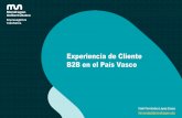 Experiencia de Cliente B2B en el País Vasco