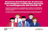 Reporte Municipal de Acciones Estratégicas realizadas ...