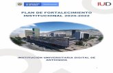 PLAN DE FORTALECIMIENTO INSTITUCIONAL 2020-2022