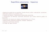 Super cies planetarias - Impactos - UdelaR