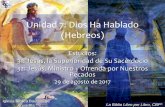Unidad 7: Dios Ha Hablado (Hebreos)