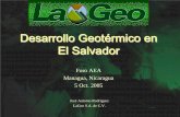 Desarrollo Geotérmico en El Salvador