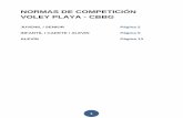 NORMAS DE COMPETICIÓN VOLEY PLAYA - CBBG
